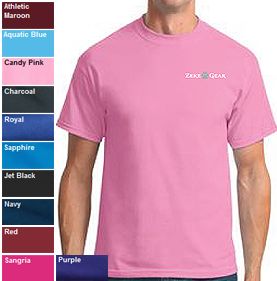 ZG Mens 50/50 Blend T-Shirt