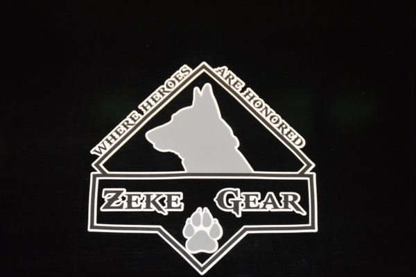 Zeke Gear Window Decal