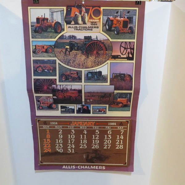 1984 AllisChalmers Calendar