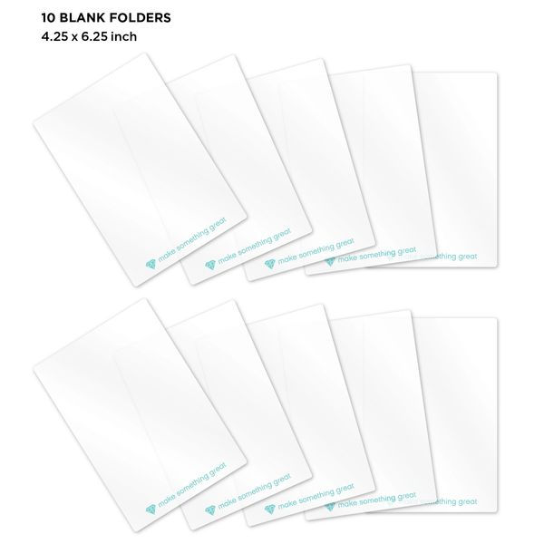 Diamond Press Embossing Folder Mixed Sizes Kit Set of 12 - 21046735