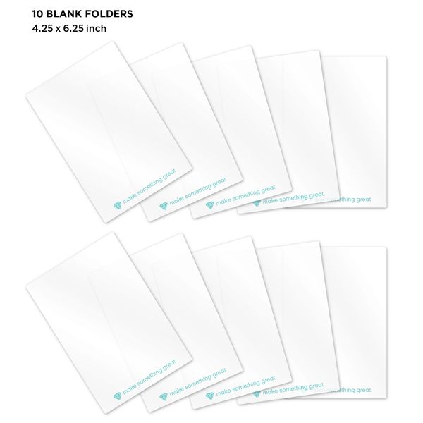 Marquise Blank Folder Refill 10 Pack