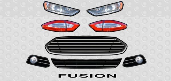 2013 FORD FUSION COMPLETE LIGHT KIT