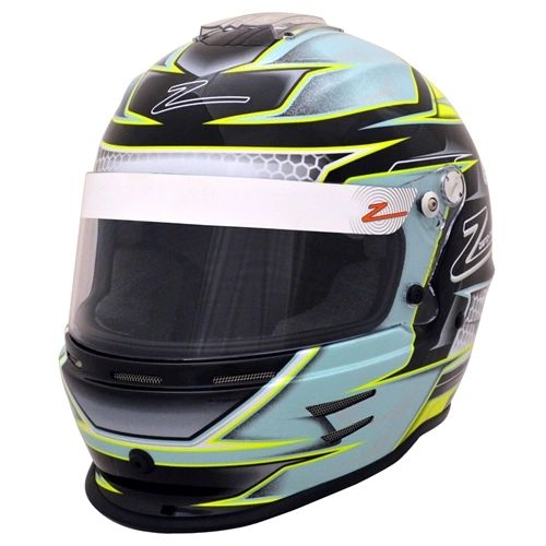 Zamp RZ-42Y Youth Helmet Green/Silver