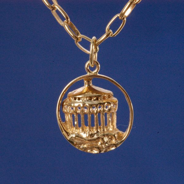Casino Pendant 14K Gold Collection - Small