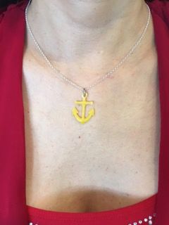 Silver Anchor Pendant