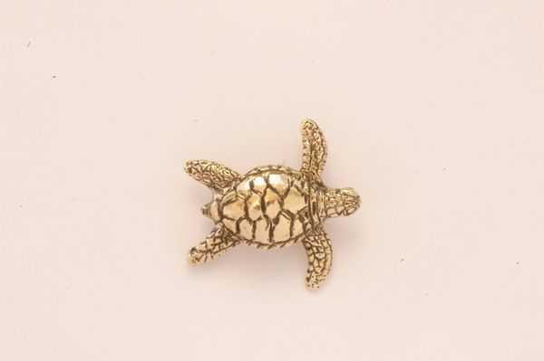 Sea Turtle in 14K Gold - Small