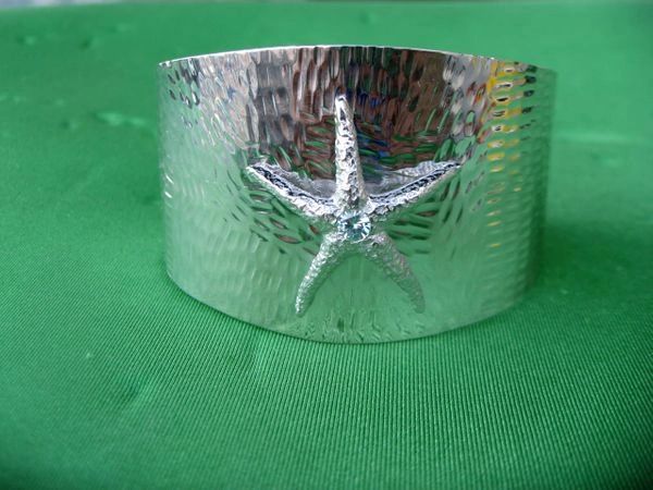 Starfish cuff in Sterling Silver