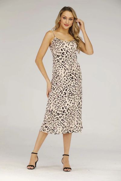 Download Leopard Slip Dress Midi 65b63a