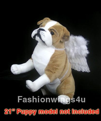 Angel of Protection, White feather wings for Pets