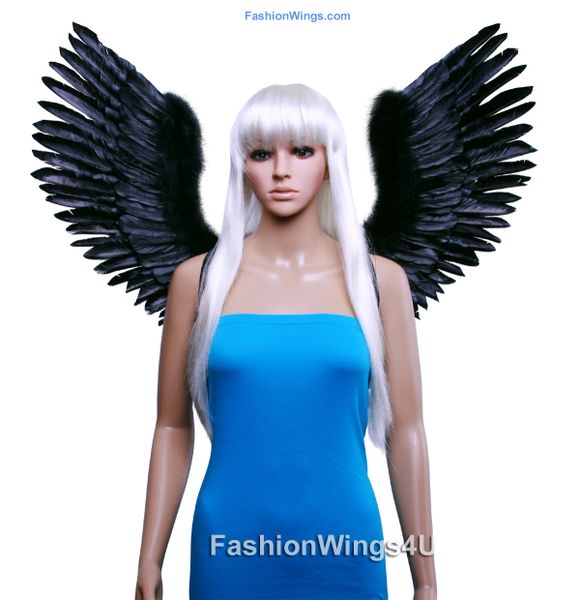 Angel of Victory, Large, Black feather wings