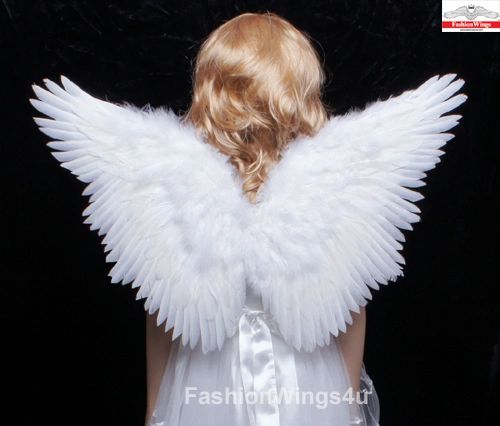 Angel of Fantasy, Medium2, White feather wings w/halo