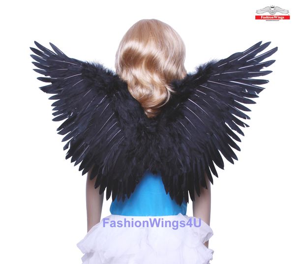 Angel of Fantasy, Medium2, Black feather wings