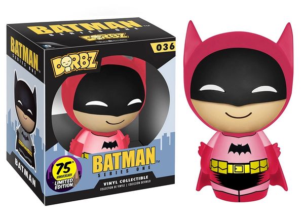 Dorbz Batman 75th Colorways Pink Vinyl Figure 036