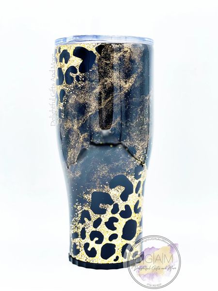 Black and Gold Marble Leopard RTS