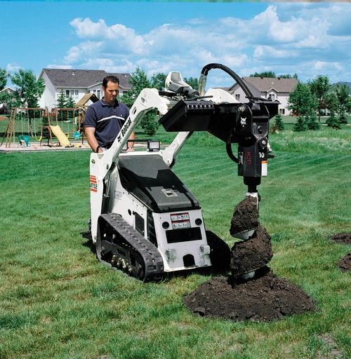 Bobcat post hole digger deals for sale