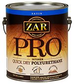 Finish, ZAR® Pro Interior Quick Dry Polyurethane (Gallon)