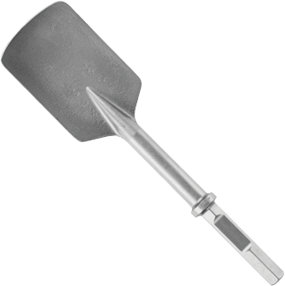 Clay Spade (Hammer 1-1/8" x 6" Hex)