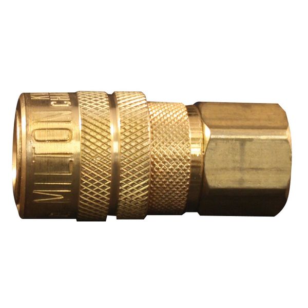 Hose Coupler, Milton S-715 1/4" FNPT M Style Coupler