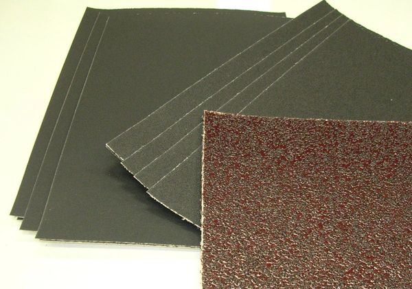 Sandpaper, Sheet 8" x 11' (Garnet Paper, Wet, or Emery)