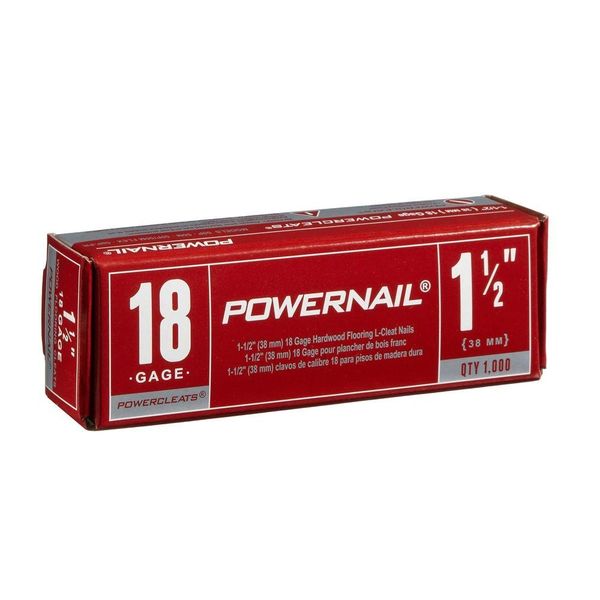 Nails, Hardwood Flooring (1-1/2" 18 Gauge) 1000/Box