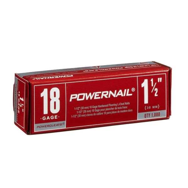 Nails, Hardwood Flooring (1-1/2" 18 Gauge) 1000/Box