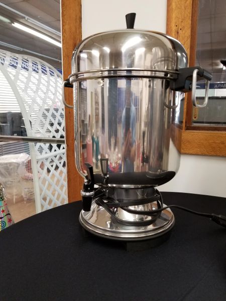 Coffee Urn Stainless Steel 24 Cup - Unique Party Rental