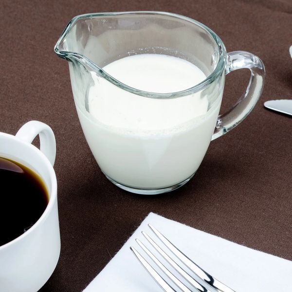 Creamer, Glass Plain