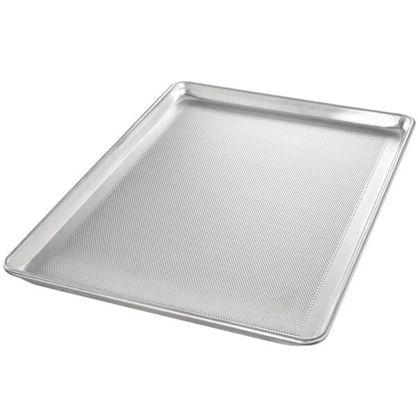 Sheet Pan, full size, perforated, 18'' x 26'' x 1'', 18 gauge aluminum