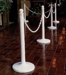 Stanchion, Aisle (White)