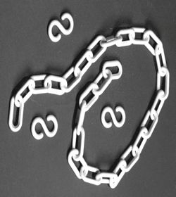 Stanchion Chain, Plastic (per 10' Length)