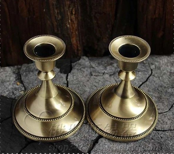 Candlestick, Brass (Single)