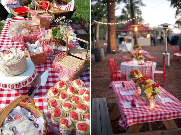 Tablecloth, Rectangle 60" x 120" Gingham Checked