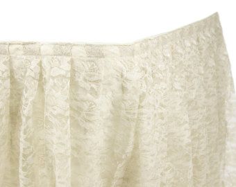 Skirting, Table (Lace)