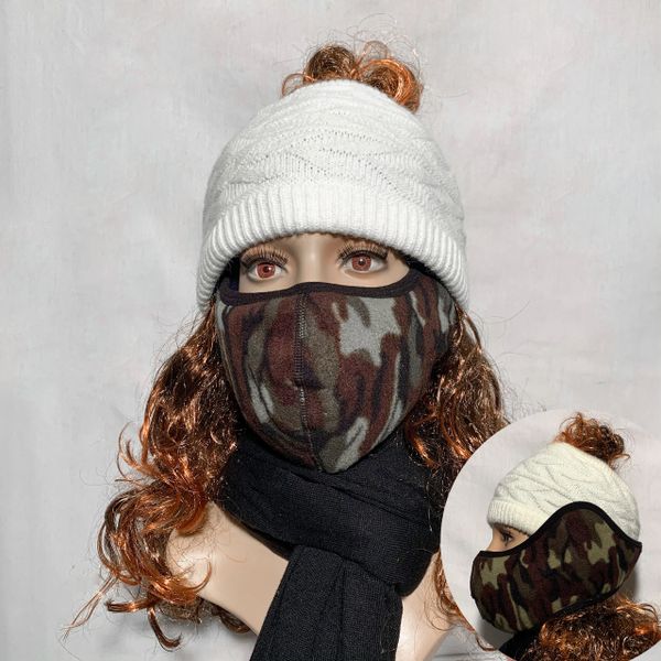 Camo Fleece Face Warmer