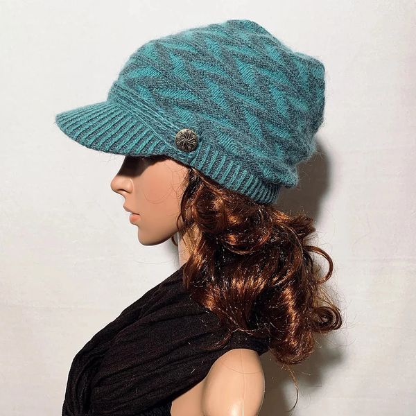 Charcoal Teal Beanie