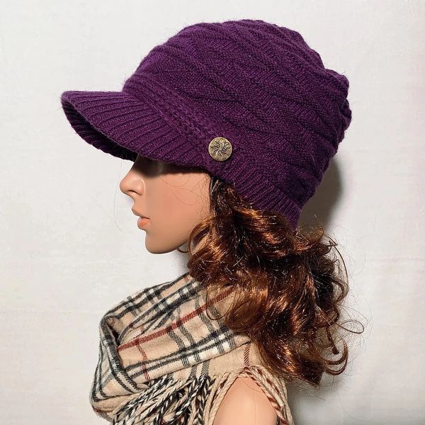 Purple best sale wool hat