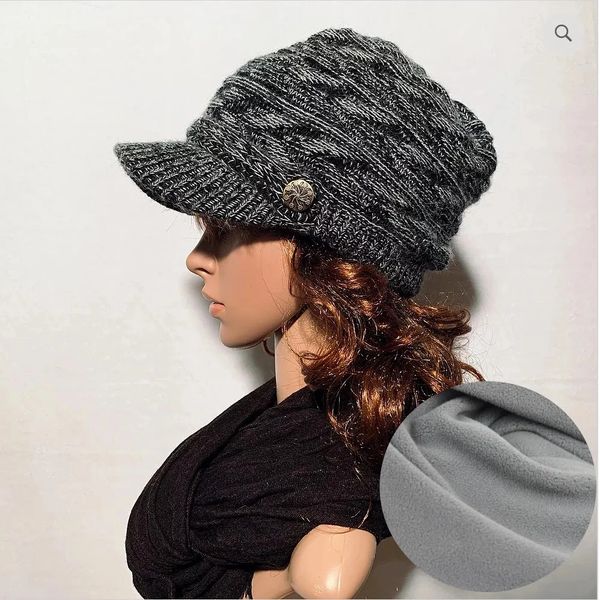 Women's Fleece Lined Winter Hat