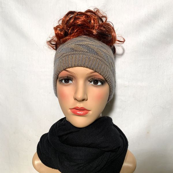 Distressed Denim Headband/Neck Warmer