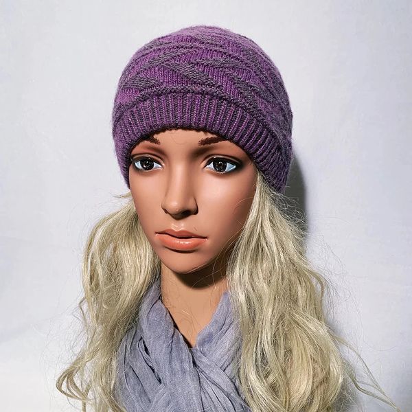 Charcoal Purple Headband/Neck Warmer