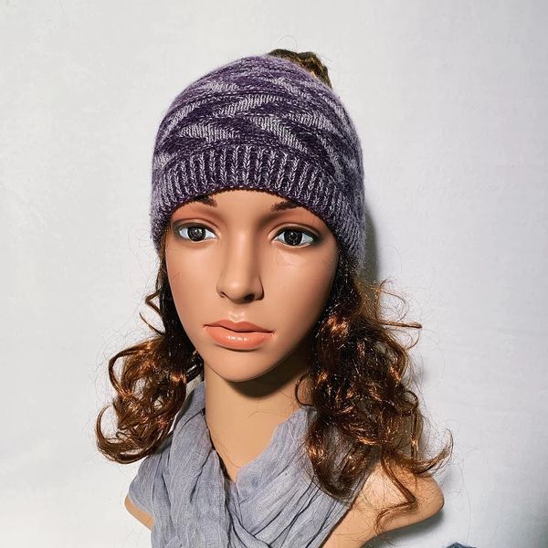 Purple mix Headband/Neck Warmer