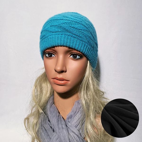 Fleece Lined Headband Turquoise