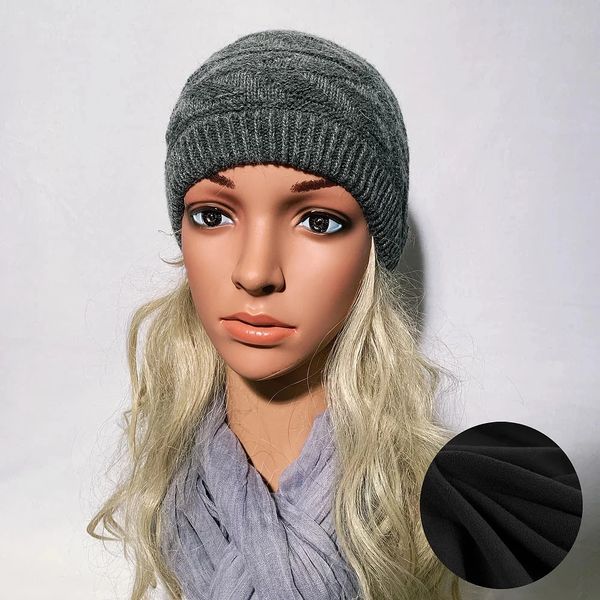 Fleece Lined Headband Gray