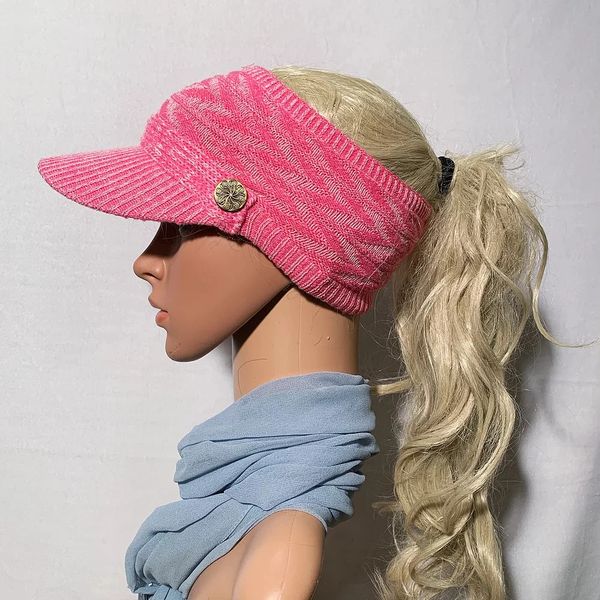 Pink Mix Three Season Visor - Long Bill-FINAL SALE