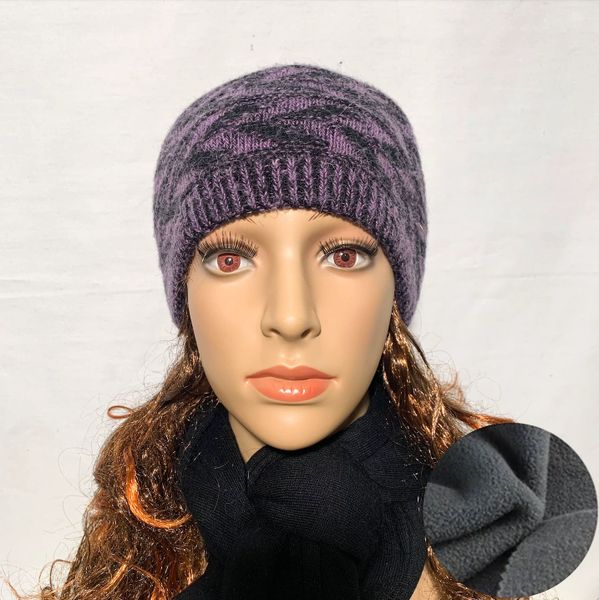 Fleece Lined Headband Dark Purple