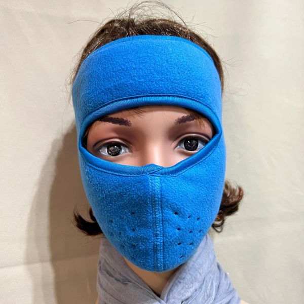 Bright Blue Full Face Warmer