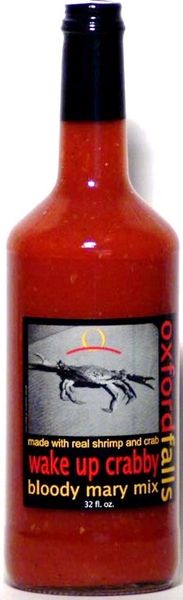 Wake Up Crabby Made With Real Shrimp & Crab Bloody Mary Mix 32 OZ. (2 PACK)