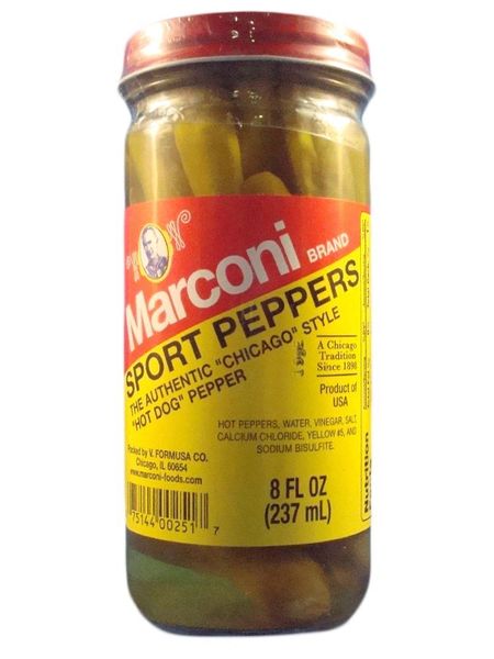 MARCONI BRAND SPORT PEPPERS 8 OZ. (2 PACK)