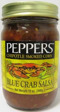 Peppers Blue Crab Chipotle Smoked Corn Salsa 12 OZ. (3 PACK)