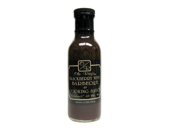 Ole Ray’s Blackberry Wine Barbeque & Cooking Sauce 13.5 OZ. (2 PACK)