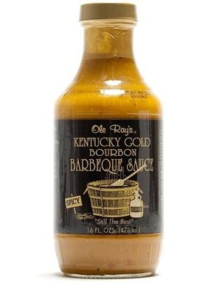Ole Ray’s Kentucky Gold Bourbon Barbeque Sauce 16 OZ. (2 PACK)